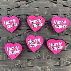 Harry Styles Heart Charms for Crocs Shoes